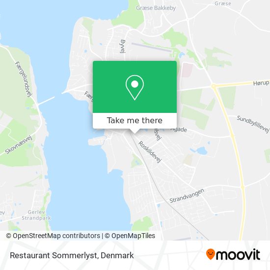 Restaurant Sommerlyst map