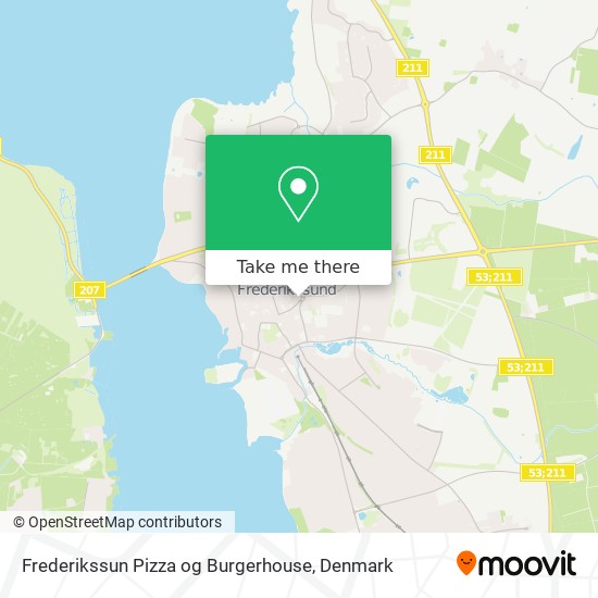 Frederikssun Pizza og Burgerhouse map