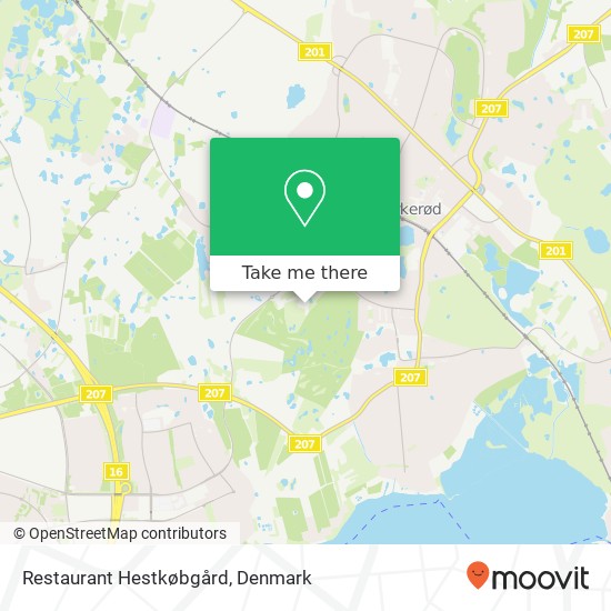 Restaurant Hestkøbgård, Hestkøb Vænge 4 3460 Birkerød map