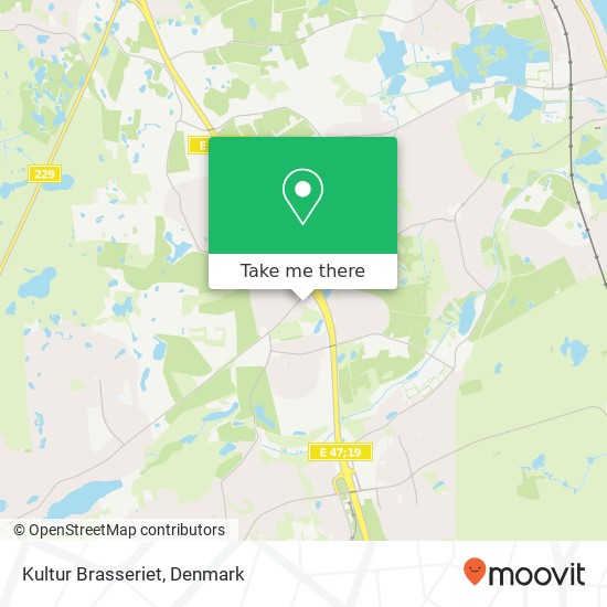 Kultur Brasseriet, Øverødvej 246B 2840 Holte map