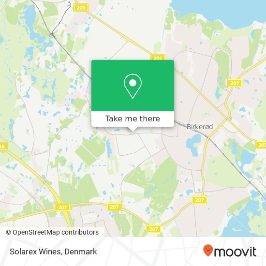 Solarex Wines, Bregnerødvej 124 3460 Birkerød map