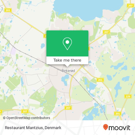 Restaurant Mantzius, Johan Mantzius Vej 7A 3460 Birkerød map