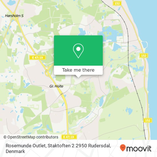 Rosemunde Outlet, Staktoften 2 2950 Rudersdal map