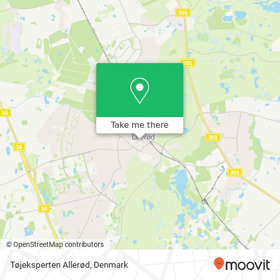 Tøjeksperten Allerød, M. D. Madsensvej 11 3450 Allerød map