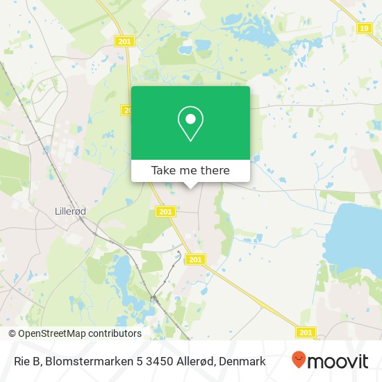 Rie B, Blomstermarken 5 3450 Allerød map