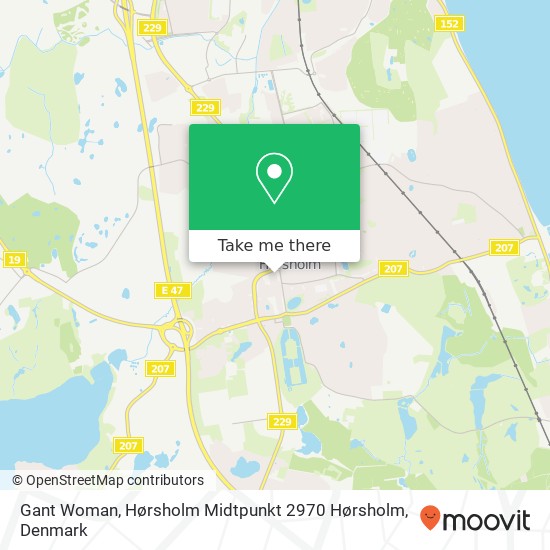 Gant Woman, Hørsholm Midtpunkt 2970 Hørsholm map