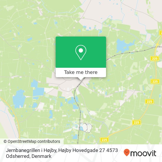 Jernbanegrillen i Højby, Højby Hovedgade 27 4573 Odsherred map