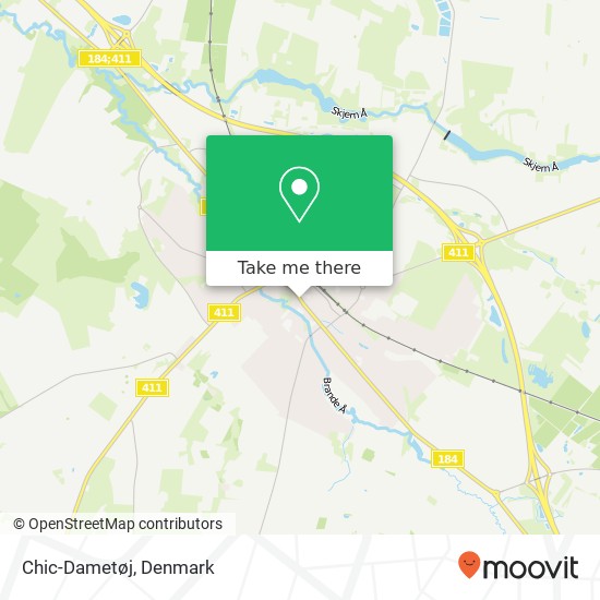 Chic-Dametøj, Storegade 24 7330 Ikast-Brande map