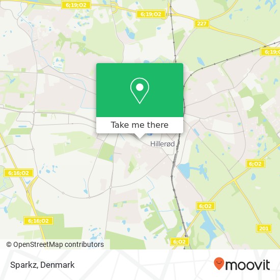 Sparkz, Slotsarkaderne 18 3400 Hillerød map