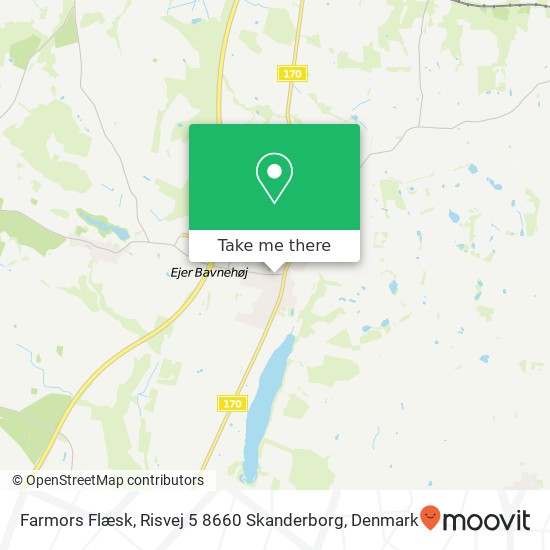 Farmors Flæsk, Risvej 5 8660 Skanderborg map