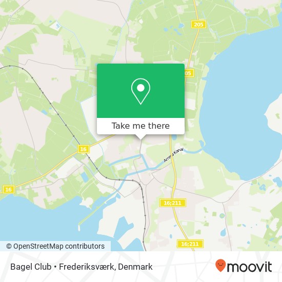 Bagel Club • Frederiksværk, Nørregade 41 3300 Frederiksværk map