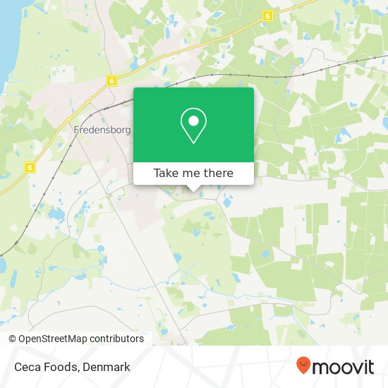 Ceca Foods, Ravnsbjerggårdsvej 301 3480 Fredensborg map
