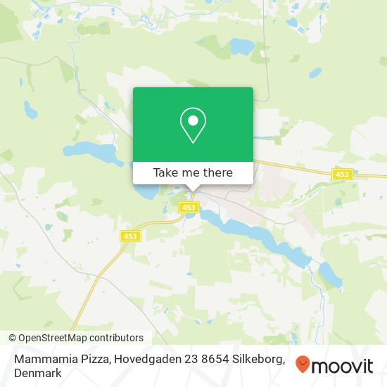 Mammamia Pizza, Hovedgaden 23 8654 Silkeborg map