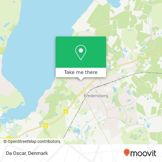 Da Oscar, Slotsgade 3 3480 Fredensborg map