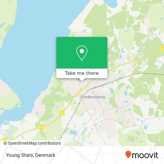 Young Stars, Jernbanegade 16 3480 Fredensborg map