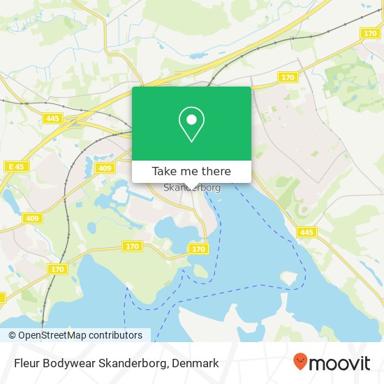 Fleur Bodywear Skanderborg, Adelgade 84 8660 Skanderborg map