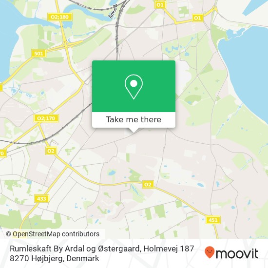 Rumleskaft By Ardal og Østergaard, Holmevej 187 8270 Højbjerg map