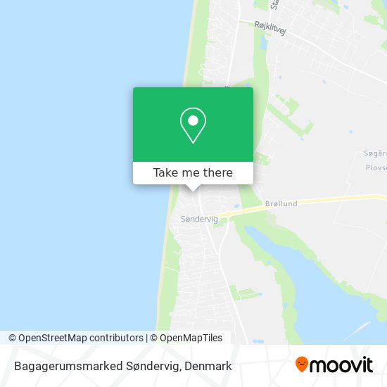 Bagagerumsmarked Søndervig map