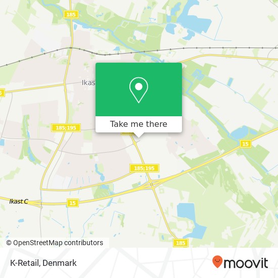 K-Retail, Navervej 16 7430 Ikast-Brande map