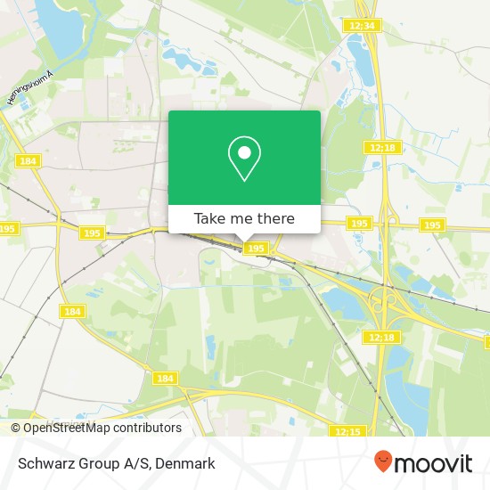 Schwarz Group A / S, Poulsgade 7400 Herning map