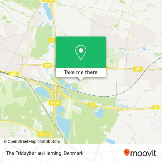 The Fridaybar au-Herning map