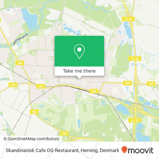 Skandinavisk Cafe OG Restaurant, Herning, Østergade 24 7400 Herning map