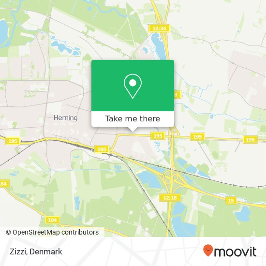 Zizzi, Merkurvej 83 7400 Herning map