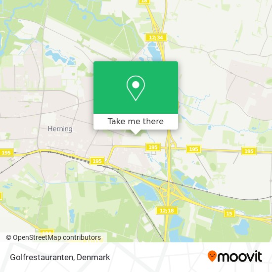 Golfrestauranten map