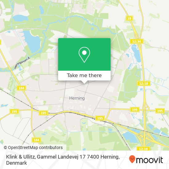 Klink & Ullitz, Gammel Landevej 17 7400 Herning map