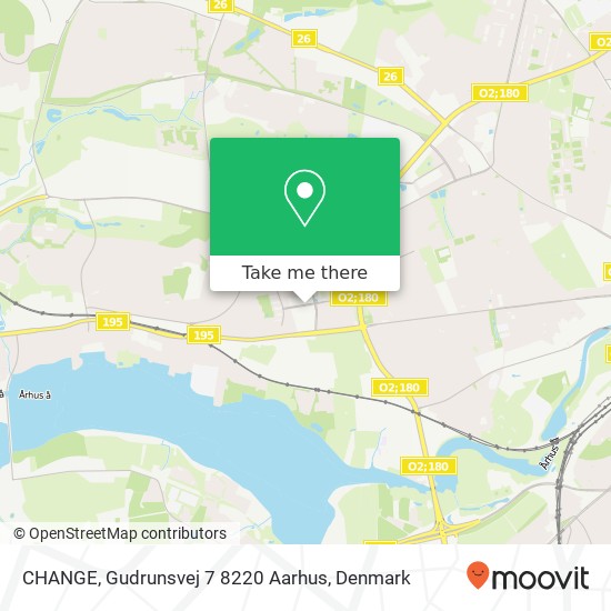 CHANGE, Gudrunsvej 7 8220 Aarhus map