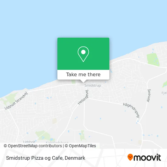 Smidstrup Pizza og Cafe map
