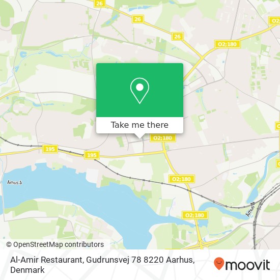 Al-Amir Restaurant, Gudrunsvej 78 8220 Aarhus map