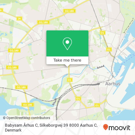 Babysam Århus C, Silkeborgvej 39 8000 Aarhus C map