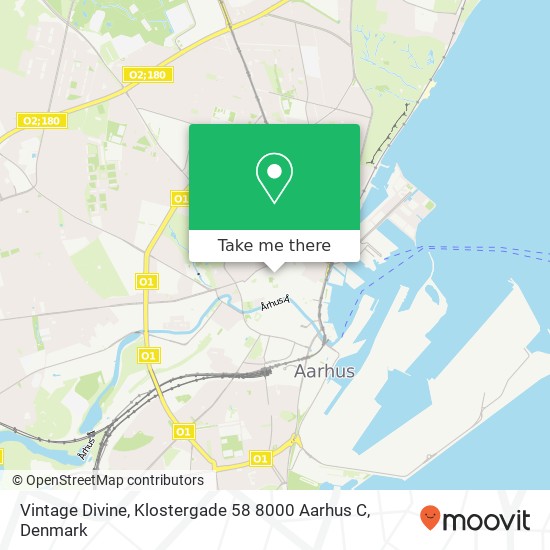 Vintage Divine, Klostergade 58 8000 Aarhus C map