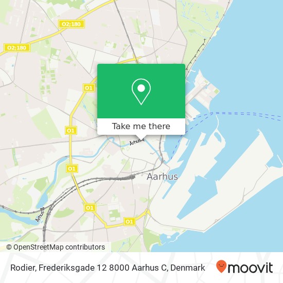 Rodier, Frederiksgade 12 8000 Aarhus C map