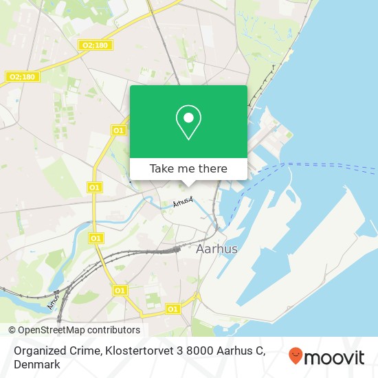 Organized Crime, Klostertorvet 3 8000 Aarhus C map
