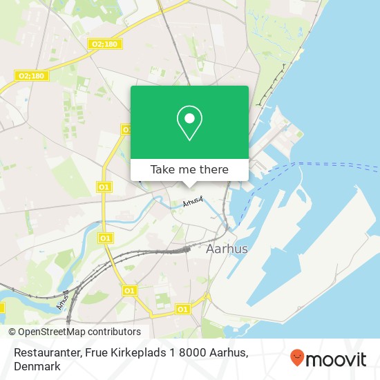 Restauranter, Frue Kirkeplads 1 8000 Aarhus map