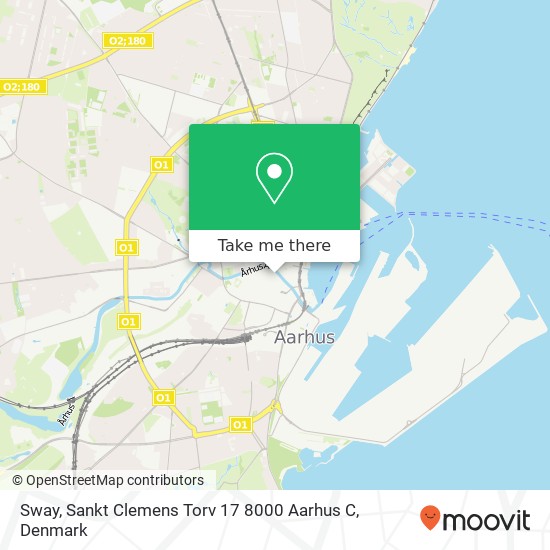 Sway, Sankt Clemens Torv 17 8000 Aarhus C map