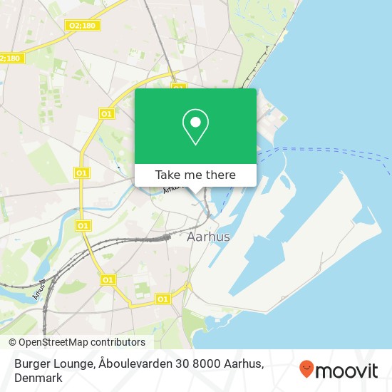 Burger Lounge, Åboulevarden 30 8000 Aarhus map