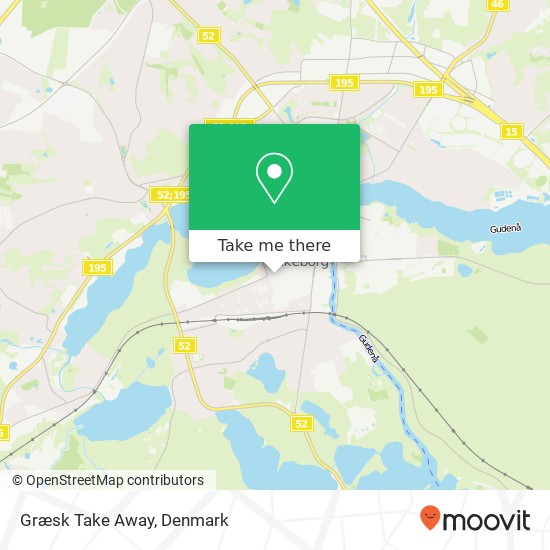 Græsk Take Away, Vestergade 33 8600 Silkeborg map