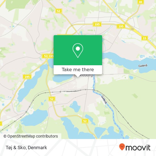 Tøj & Sko, Vestergade 22 8600 Silkeborg map