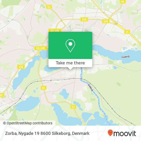 Zorba, Nygade 19 8600 Silkeborg map