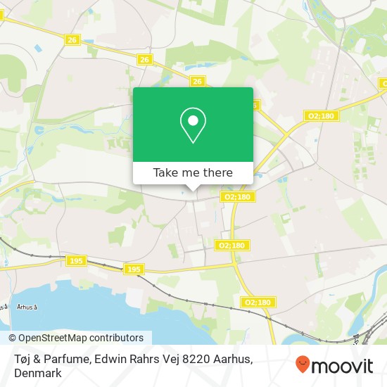 Tøj & Parfume, Edwin Rahrs Vej 8220 Aarhus map