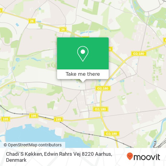 Chadi´S Køkken, Edwin Rahrs Vej 8220 Aarhus map