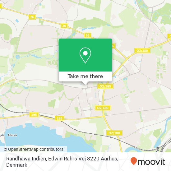 Randhawa Indien, Edwin Rahrs Vej 8220 Aarhus map