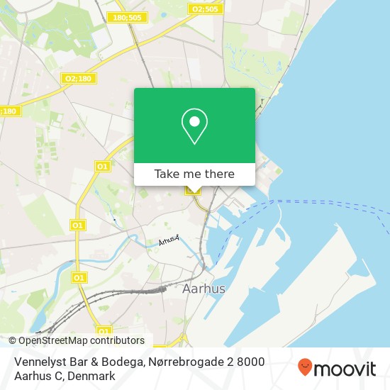 Vennelyst Bar & Bodega, Nørrebrogade 2 8000 Aarhus C map