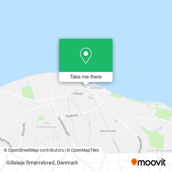 Gilleleje Smørrebrød map