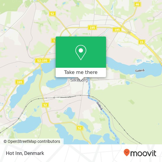 Hot Inn, Fredensgade 4 8600 Silkeborg map