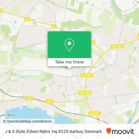 J & S Style, Edwin Rahrs Vej 8220 Aarhus map