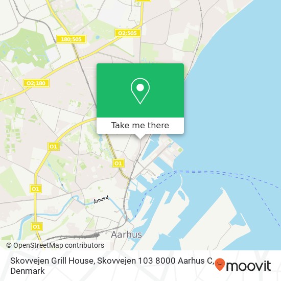 Skovvejen Grill House, Skovvejen 103 8000 Aarhus C map